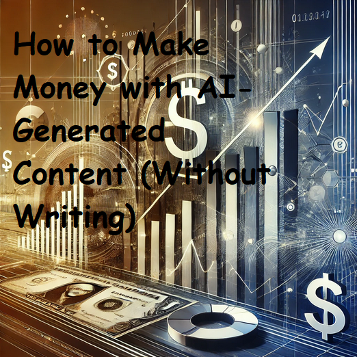 How to Make Money with AI Generated Content Without Writing